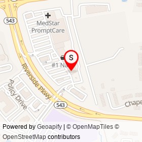 Vape Dojo on Riverside Parkway, Riverside Maryland - location map