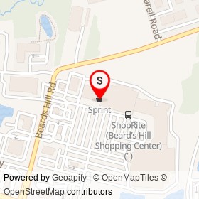Sprint on Beards Hill Road, Aberdeen Maryland - location map