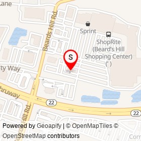 Dunkin' Donuts on Beards Hill Road, Aberdeen Maryland - location map