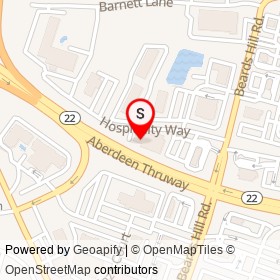 Prompt Occupational Health care on Hospitality Way, Aberdeen Maryland - location map