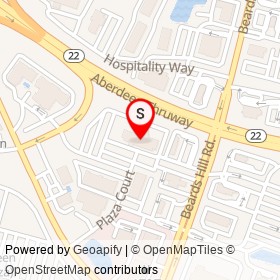 Holiday Inn Express on Plaza Court, Aberdeen Maryland - location map