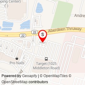 Royal Farms on Middelton Road, Aberdeen Maryland - location map
