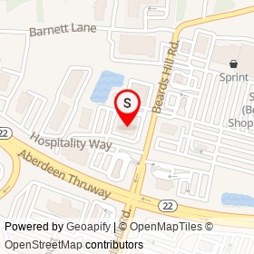 Walgreens on Beards Hill Road, Aberdeen Maryland - location map