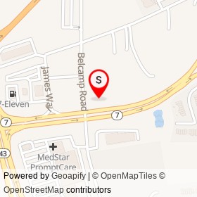 7-Eleven on Philadelphia Road, Riverside Maryland - location map