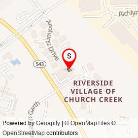 No Name Provided on Annhurst Drive, Riverside Maryland - location map