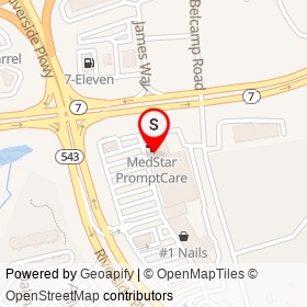 ATI Physical Therapy on Riverside Parkway, Riverside Maryland - location map