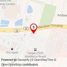Royal Farms on Middleton Road, Aberdeen Maryland - location map
