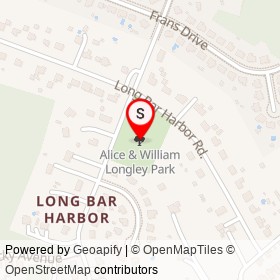 Alice & William Longley Park on ,  Maryland - location map