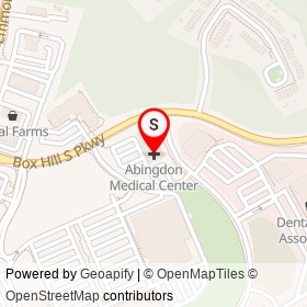 Abingdon Medical Center on Box Hill Corporate Center Drive,  Maryland - location map