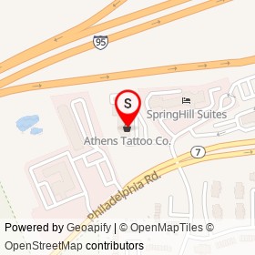 Athens Tattoo Co. on Handlir Drive, Bel Air Maryland - location map