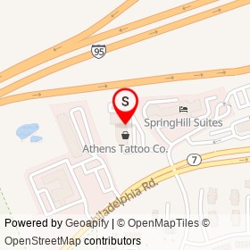 Lee's Asian Bistro on Handlir Drive, Bel Air Maryland - location map