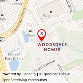 Friendship Snowballs on Woodsdale Road,  Maryland - location map