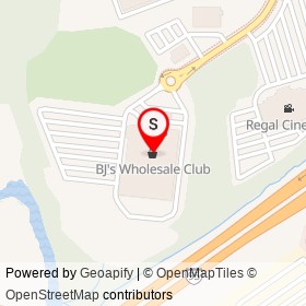 BJ's Wholesale Club on Constant Friendship Boulevard,  Maryland - location map