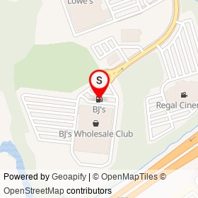 BJ's on Constant Friendship Boulevard,  Maryland - location map