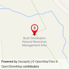 Bush Declaration Natural Resources Management Area on , Riverside Maryland - location map
