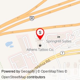 Pizza Hut on Handlir Drive, Bel Air Maryland - location map