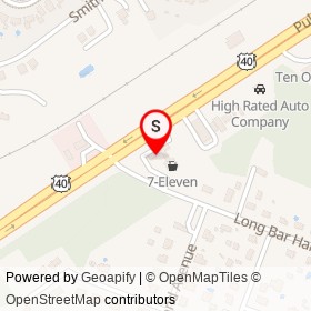 7-Eleven on Pulaski Highway,  Maryland - location map
