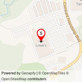 Lowe's on Constant Friendship Boulevard,  Maryland - location map