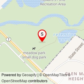 meadow park dog park on Mason-Dixon Trail, Elkton Maryland - location map
