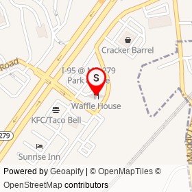 Waffle House on Belle Hill Road, Elkton Maryland - location map
