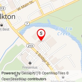 ATI Physical Therapy on South Bridge Street, Elkton Maryland - location map