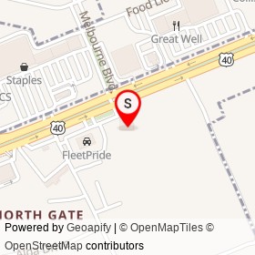 The Stove Store on East Pulaski Highway, Elkton Maryland - location map