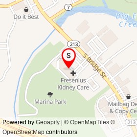 NovaCare Rehabilitation on South Bridge Street, Elkton Maryland - location map