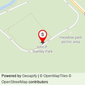 John P. Stanley Park on , Elkton Maryland - location map
