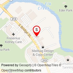 Jeje Grill on South Bridge Street, Elkton Maryland - location map