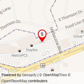No Name Provided on Melbourne Boulevard, Elkton Maryland - location map
