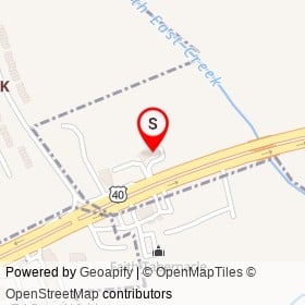 Dependable Auto Sales on West Pulaski Highway, North East Maryland - location map