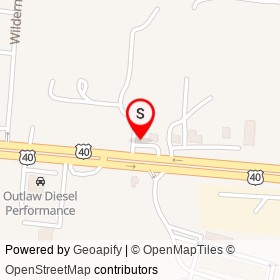 The Sweet Shop on West Pulaski Highway, Elkton Maryland - location map