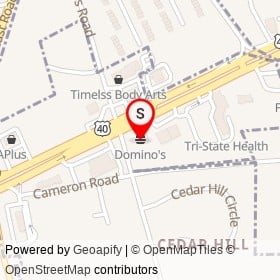 Domino's on Pulaski Highway, North East Maryland - location map