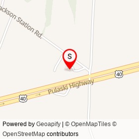 Humphrey's Autos on Pulaski Highway, Perryville Maryland - location map