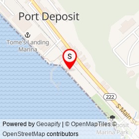 VFW Memorial on The Promenade, Port Deposit Maryland - location map