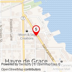 From Wellness on Saint John Street, Havre de Grace Maryland - location map
