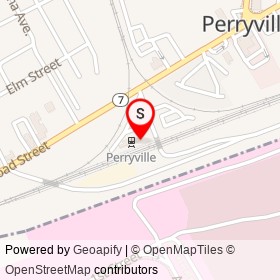 Perryville Railroad Museum on Broad Street, Perryville Maryland - location map