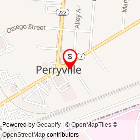 Perryville Sports Bar & Grill on Broad Street, Perryville Maryland - location map