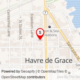 Havre de Grace Post Office on North Union Avenue, Havre de Grace Maryland - location map