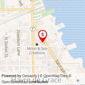 Coakley's Pub on Saint John Street, Havre de Grace Maryland - location map