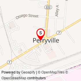 Ercole's Pizza, Pasta, & More on Broad Street, Perryville Maryland - location map
