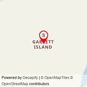 Garrett Island Division of the Blackwater National Wildlife Refuge on ,  Maryland - location map