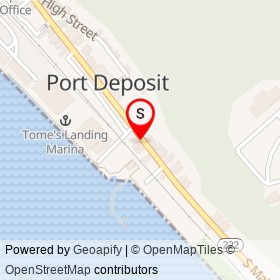 Port Deposit Police Department on South Main Street, Port Deposit Maryland - location map