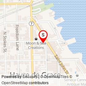Blue Heron on Franklin Street, Havre de Grace Maryland - location map