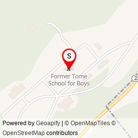 Former Tome School for Boys on Bainbridge Road, Port Deposit Maryland - location map