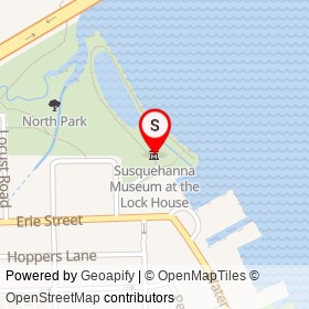 Susquehanna Museum at the Lock House on Charles D. Montgomery Way, Havre de Grace Maryland - location map