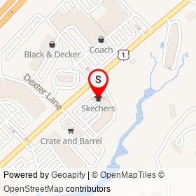 Skechers on Route 1, Kittery Maine - location map