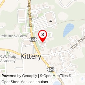 Kennebunk Savings on Shapleigh Road, Kittery Maine - location map