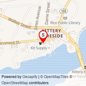 Festina Lente on Government Street, Kittery Maine - location map