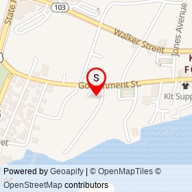 Kittery Maytag Launderette on Government Street, Kittery Maine - location map